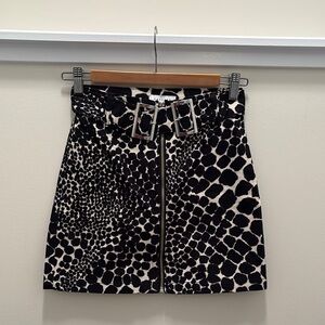 Topshop Black and White Skirt